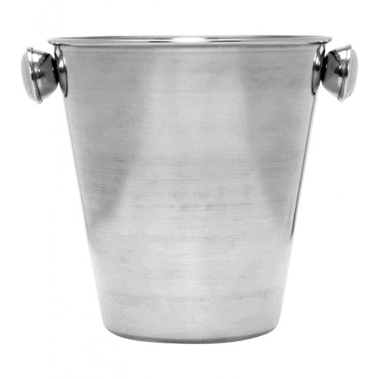 Balde Para Gelo 4,5 Litros 21cm Em Aço Inox Mimo Style